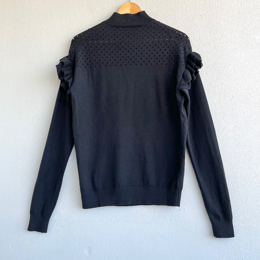 H&M | Frill Detail Mockneck Sweater - Picture 3 of 16